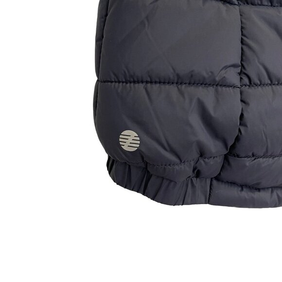 NWOT Zella Kid's Puffer Jacket Size 7/8 Black - Picture 3 of 5